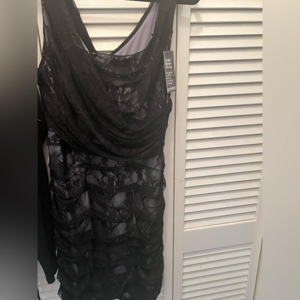 Express Lace Overlay Dress!